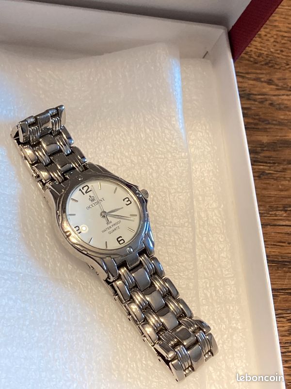 Montre homme OCCIDENT acier water proof 30 m OCCIDENT à quartz (image 8)