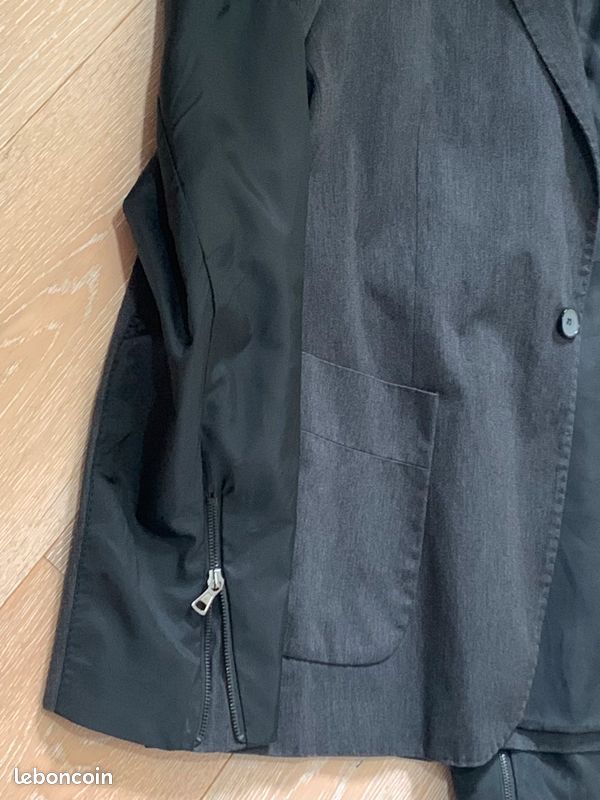 Veste Zara anthracite et noire (image 5)
