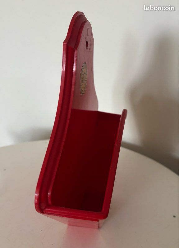 Porte filtre café Emsa vintage annees 60 70 rouge motifs fleur (image 4)