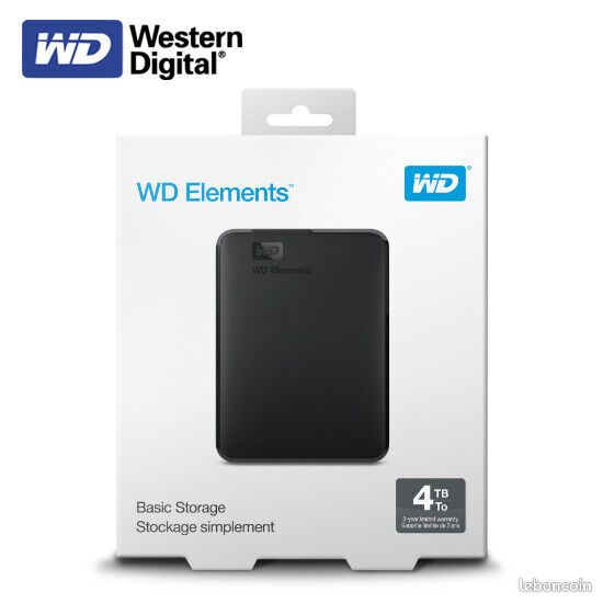 Disque dur externe 4To WD (image 1)