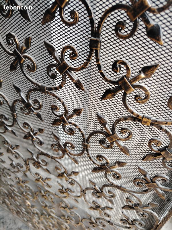 Gris cache radiateur fer forgé (image 6)