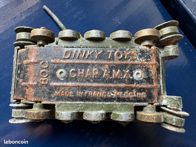 Miniature Dinky Toys Char AMX 13 – Réf 80C – 1958 – Très Bon état