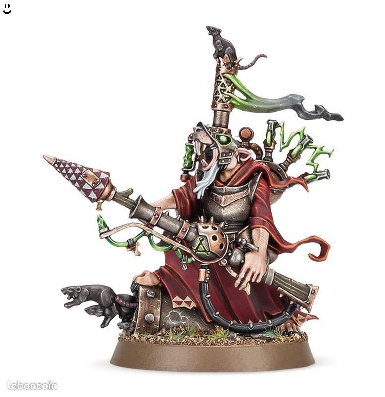 Skavens Saboteur Technomage Warhammer AoS Skaven Warlock Bombardier (image 1)