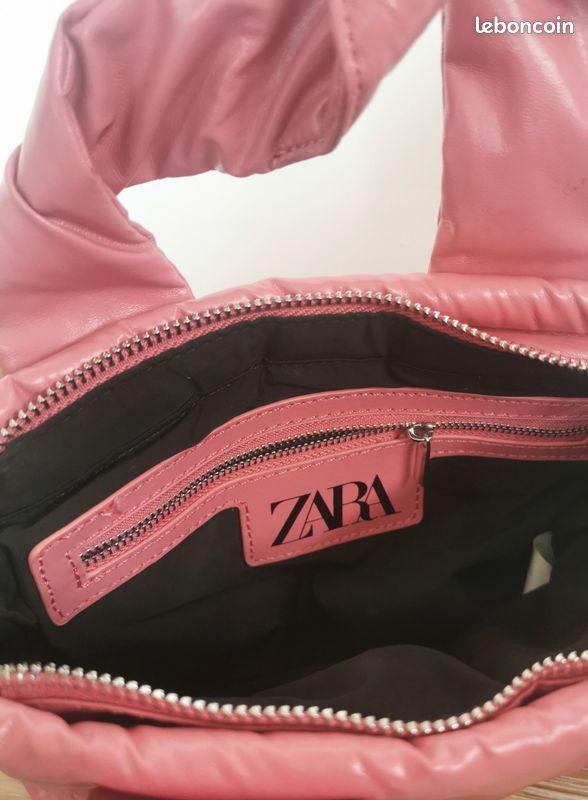 Sac à main rose à bandoulière amovible Zara (image 3)