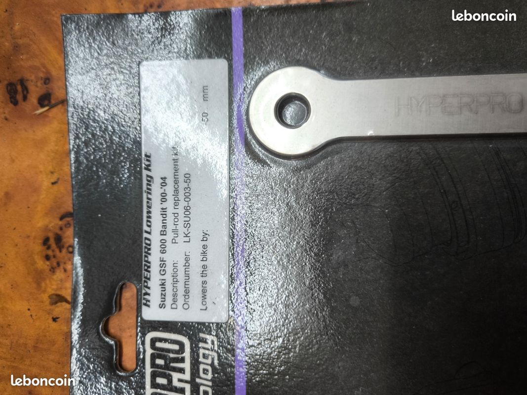 Kit rabaissement Hyperpro - Équipement moto