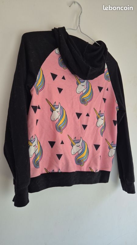Sweat fille licorne 🌈10 ans shein (image 3)