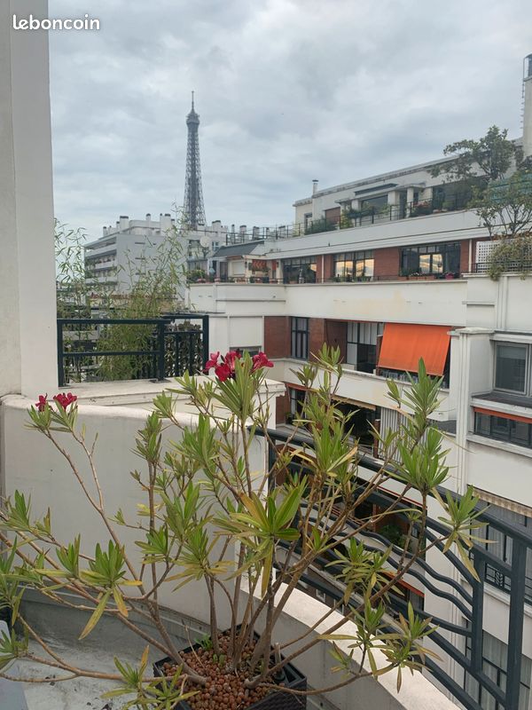 T3 Duplex champs de mars terrasse vue Tour Eiffel (image 9)