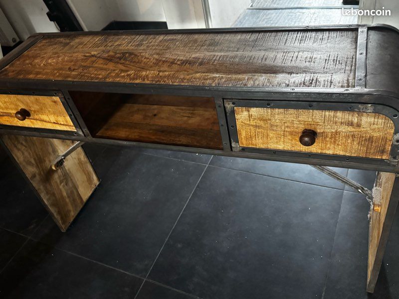 Meuble en bois de manguiers style vintage (image 3)