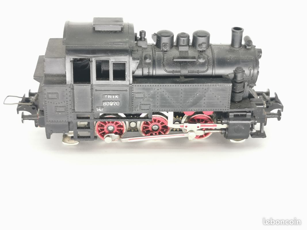 Trix échelle ho locomotive 030 a vapeur avec prises sur rails - Jeux & Jouets