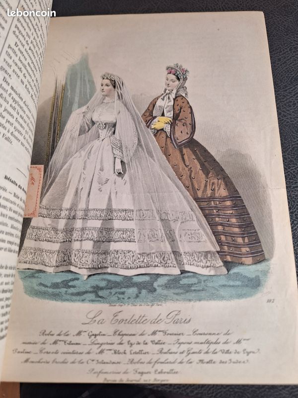 Fascicules mode : toilette à Paris 1862/63 (image 7)