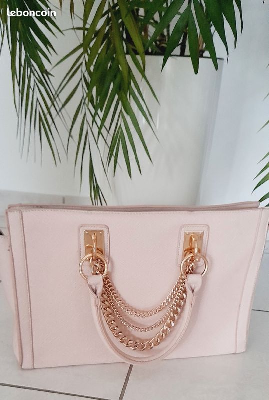 Sac à main Rose pâle/beige (image 1)