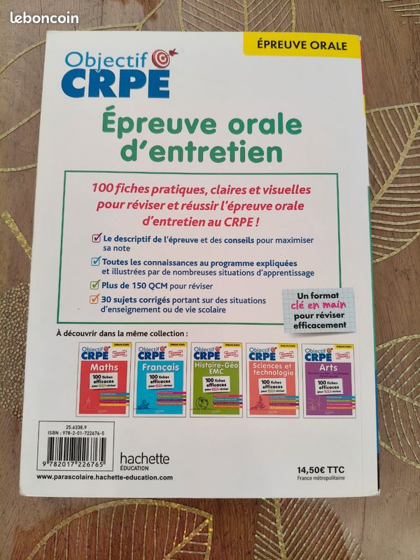 Livre crpe épreuve entretien (image 3)