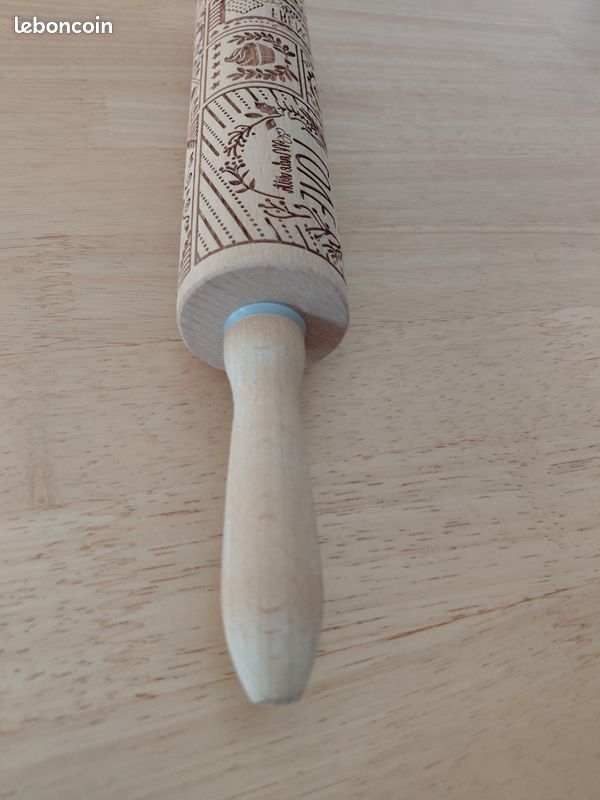 Rouleau à pâtisserie empreintes (image 3)