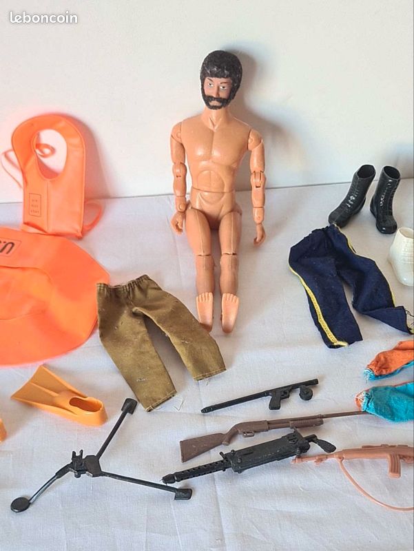 Lot ACTION JOE,MAN,TEAM GI JOE vintage années 60-70 Lot ACTION JOE,MAN,TEAM GI JOE vintage années 60-70