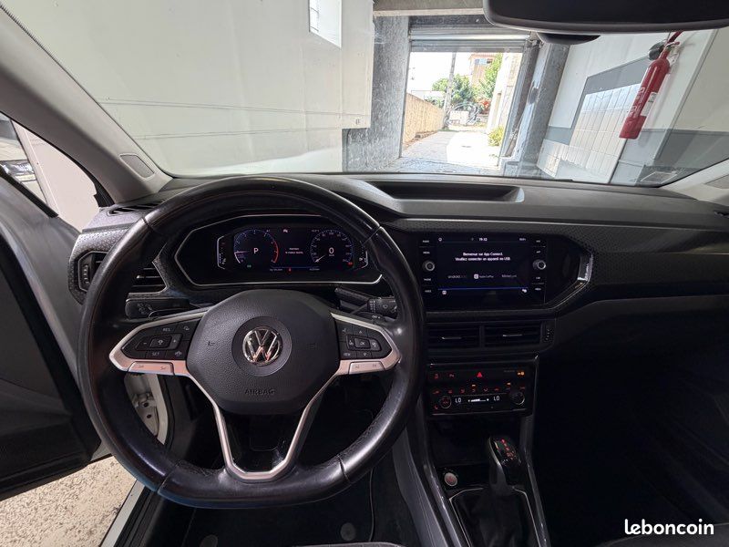 Volkswagen t-cross 1.0 tsi 116 cv boîte auto 45900kms 2020 garantie de 3 mois à 5 ans (image 3)