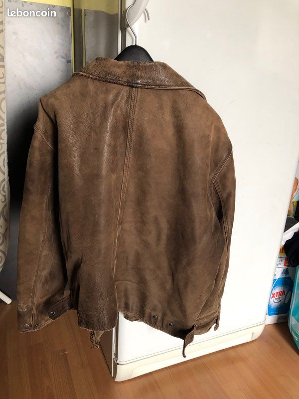 Veste en cuir vintage (image 3)