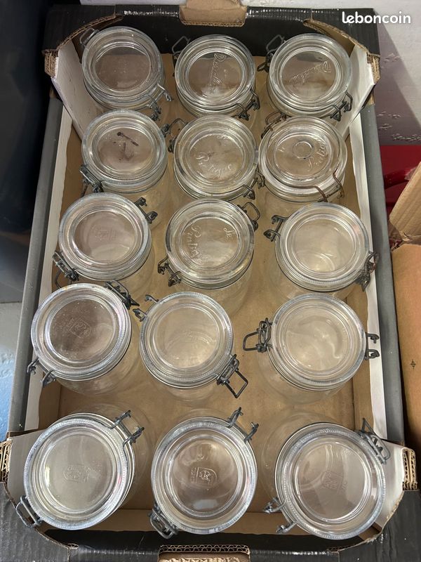 Lot de 15 bocaux de 1lt (MULTIMARQUES) (image 1)