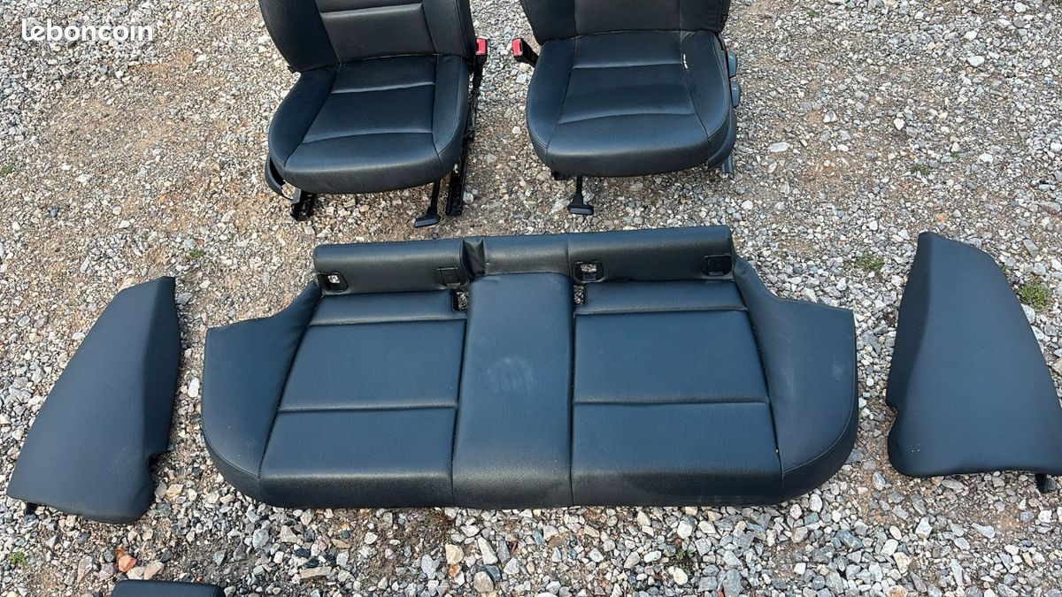 Intérieur cuir e91 noir (image 1)