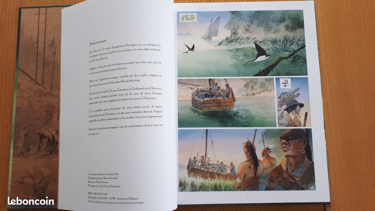 BD : Pocahontas. Edition spéciale FNAC couverture collector (image 3)