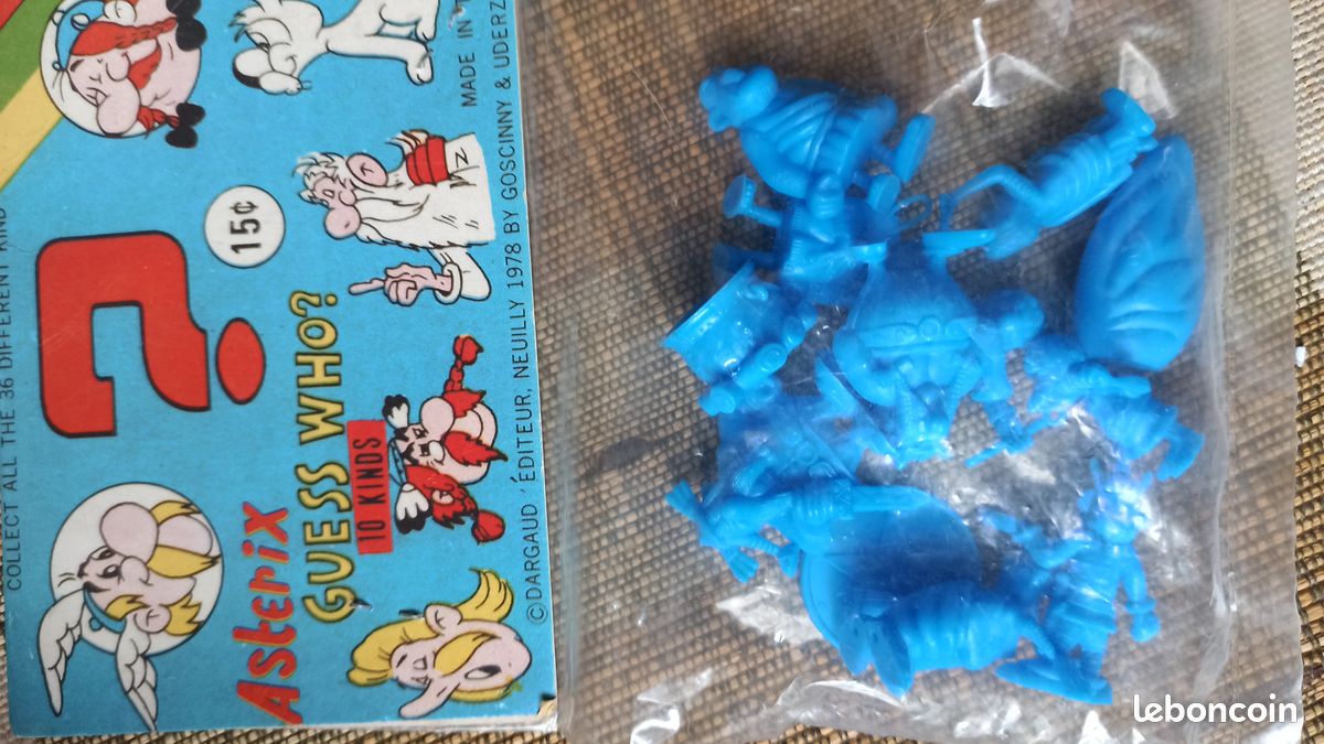 Tirelire Asterix Obélix En Plâtre Eisa France - Vintage Années 80 Déco Rétro
