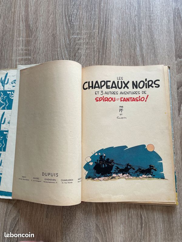 BD Spirou Les chapeaux noirs EO belge 1952 (image 12)