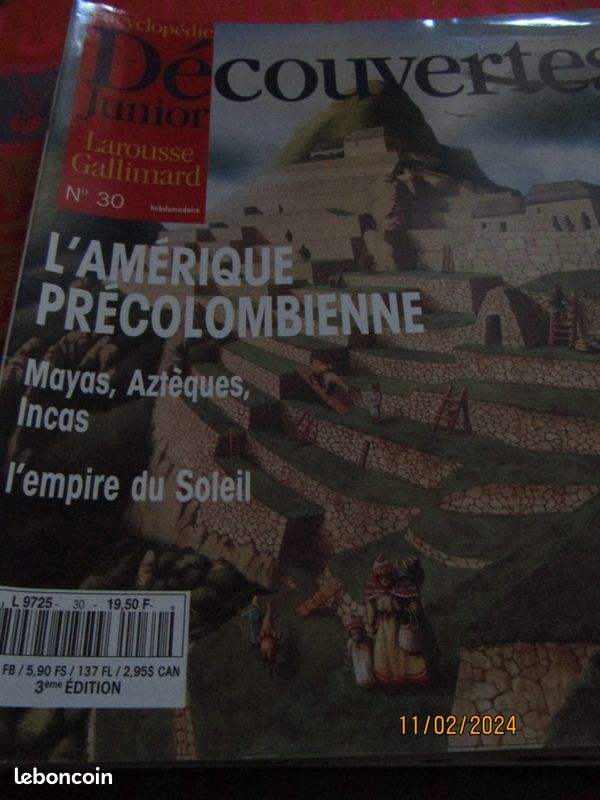 LAROUSSE GALLIMARD - ENCYCLOPéDIE DéCOUVERTES JUNIOR - LOT DE 10 - NUMéROTéS (image 7)