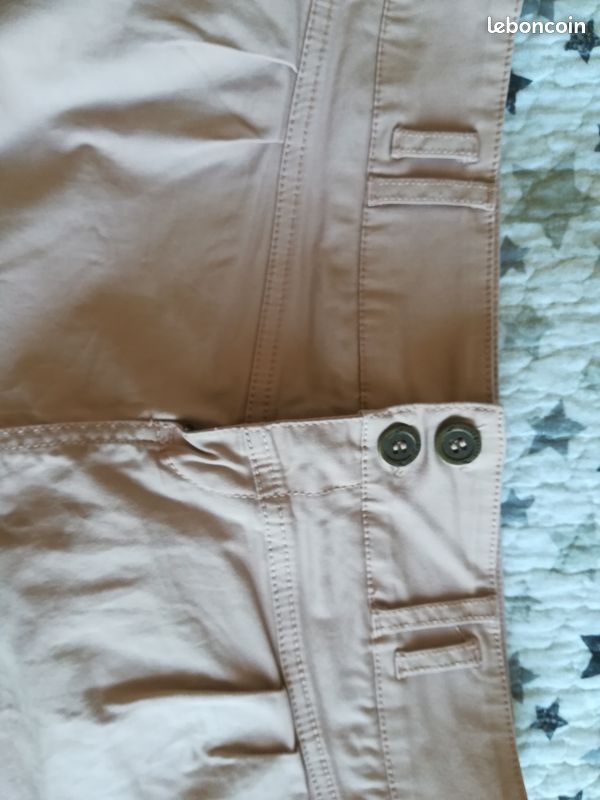 Jupe rose/beige Cache-cache (image 4)