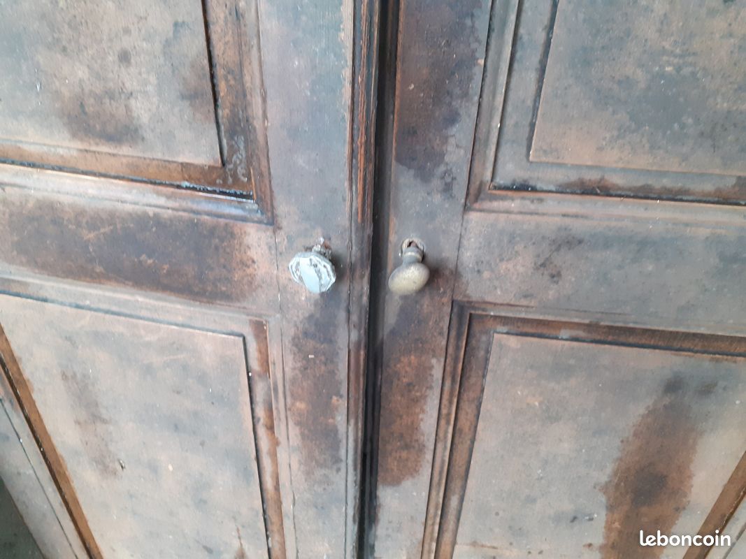 Ensemble de 3 paires de portes anciennes vers 187à (image 8)