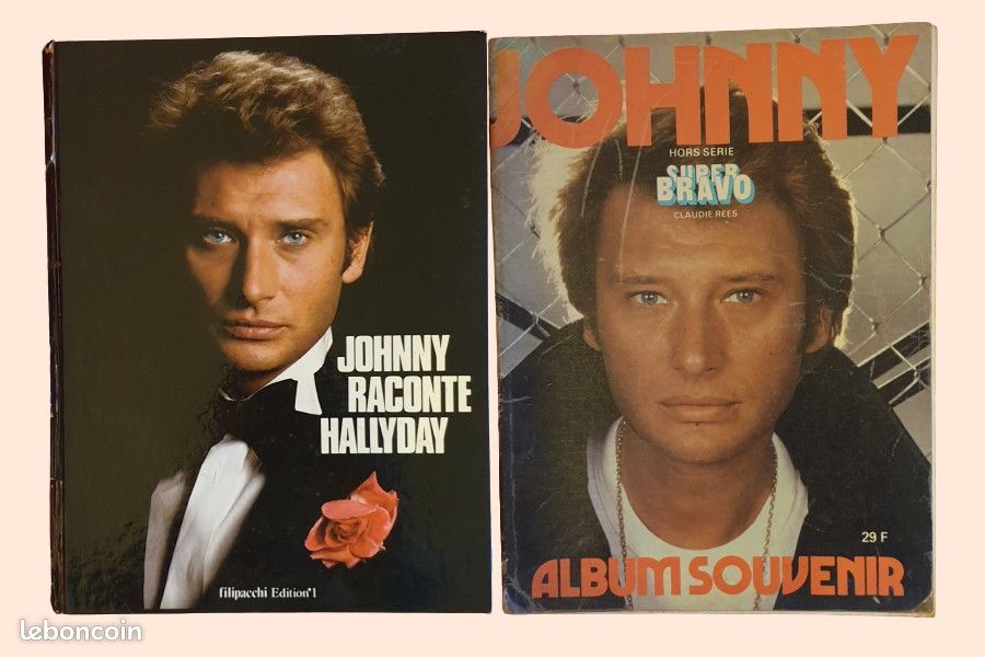 Lot livre et revue Johnny Hallyday (image 1)