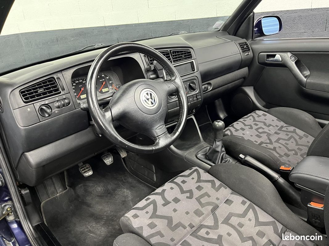 VOLKSWAGEN GOLF Cabriolet 1.6i IV 4 CABRIOLET 110 ch historique complet + peinture neuve garantie 12 mois (image 9)
