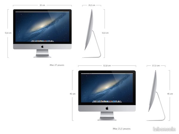 IMac 27” Fin 2012 – Intel Core i5 – 250 Go – 24 Go RAM + Clavier & Souris (image 5)