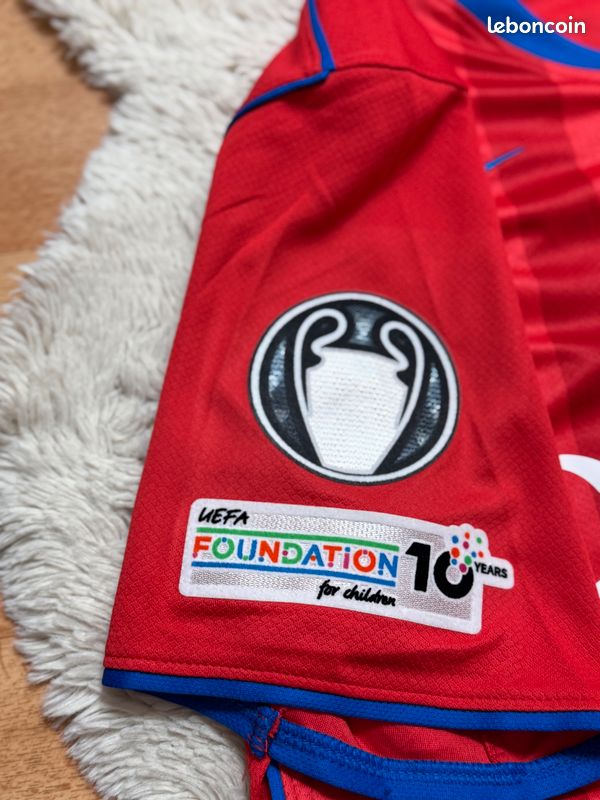 Flocage D.DOUE #14 PSG Maillot fourth 24-25 + kit patch Ligue des