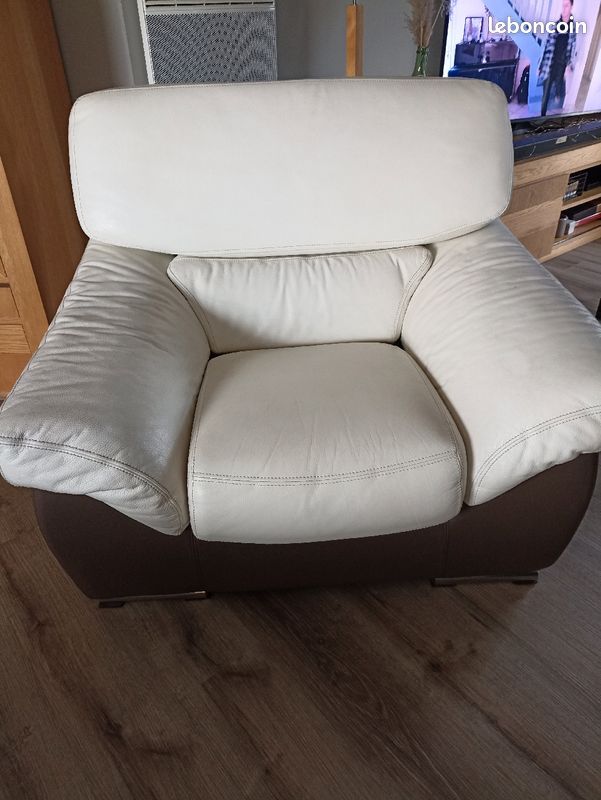 Fauteuil en cuir (image 1)