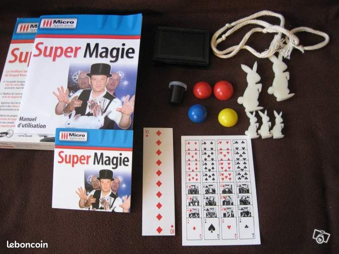 Coffret avec cd-rom super magie + kit du magicien (image 2)
