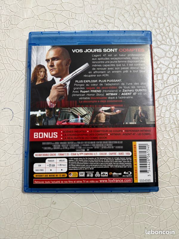 Blu Ray HITMAN Agent 47 (image 2)
