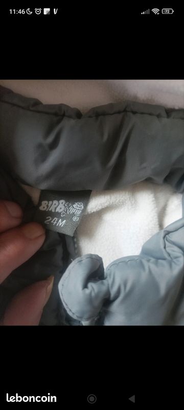 Doudoune fille 24 mois très chaude (image 3)