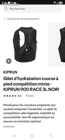 Gilet De Course RunCzech Marathon - Taille Grande - Bleu - 'All Runners Are Beautiful'