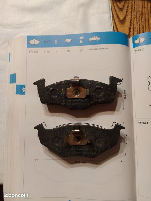 Plaquettes frein AP Lockheed (image 3)