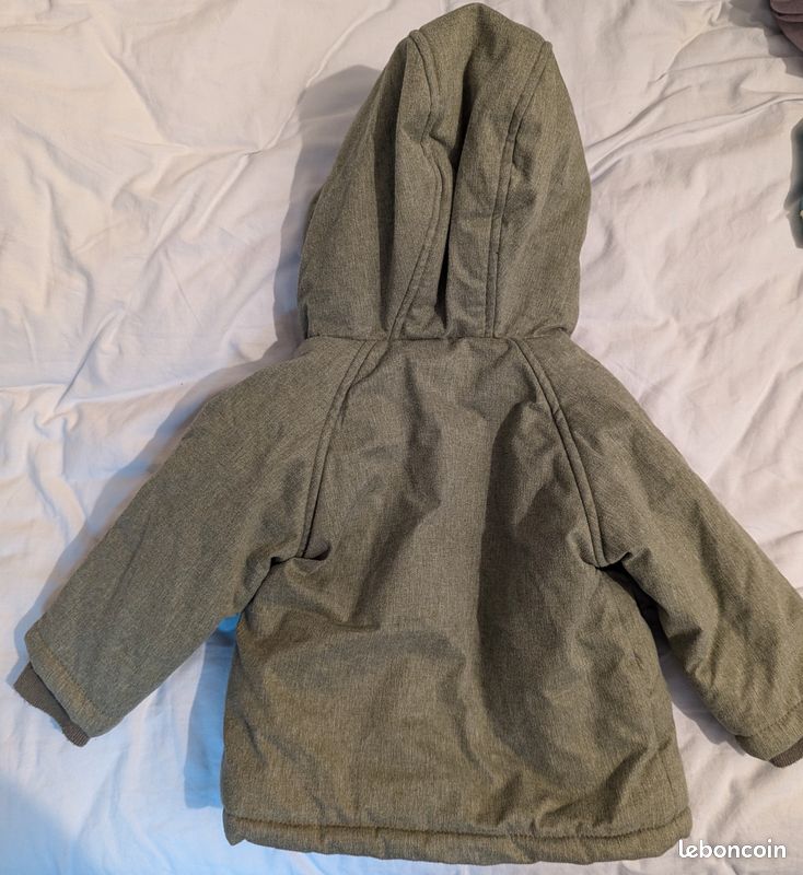 Beau manteau Vertbaudet comme neuf 6-9 mois (image 4)