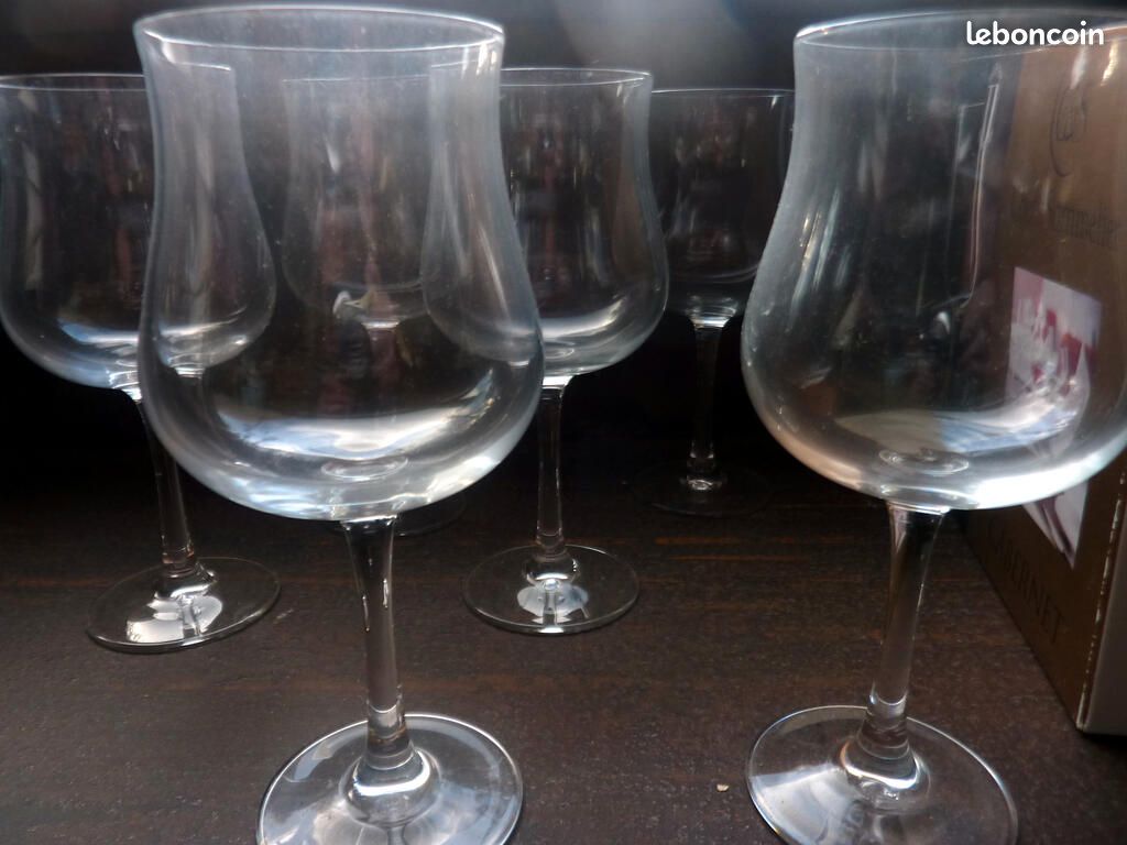 Chef et Sommelier - Arcoroc - Carton Neuf de 6 Verres à vin (image 4)