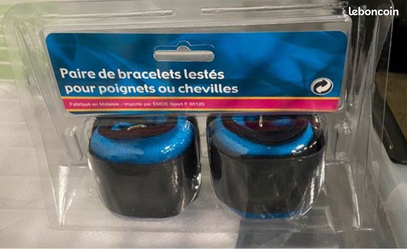 Bracelets Lestés Netsportique – 2 X 1,5 Kg, Pour Poignets Et Chevilles, Coutures Renforcées, Livraison Rapide