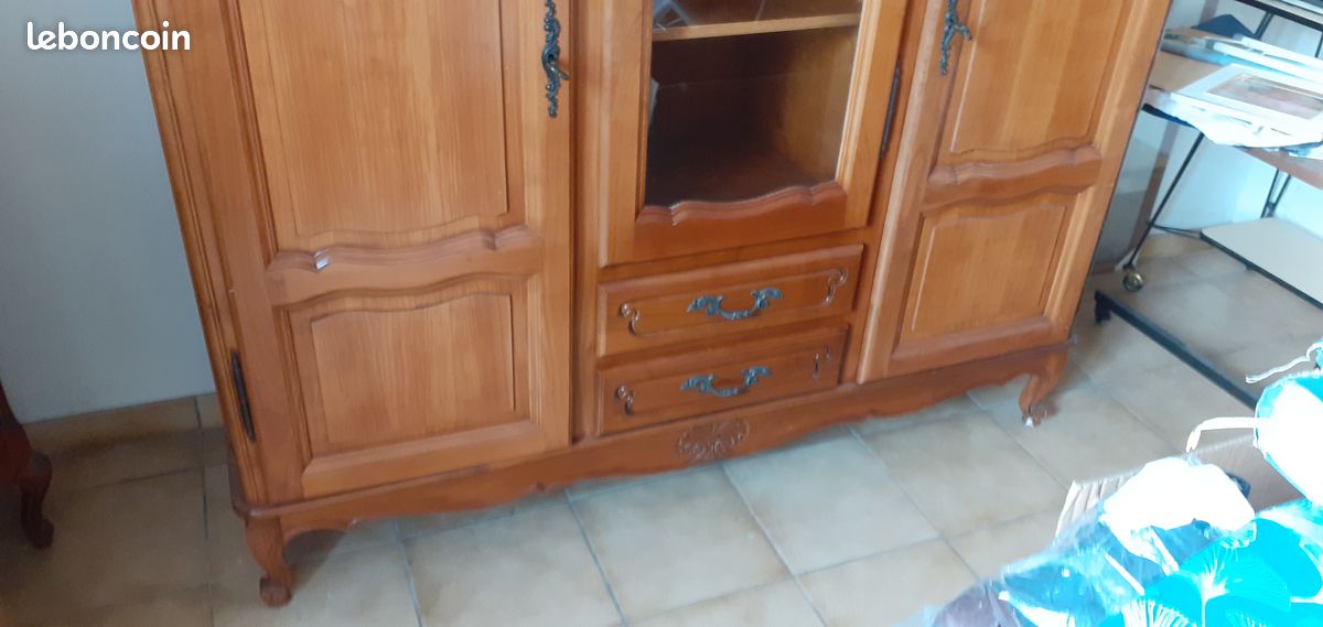 Meuble de rangement merisier (image 5)