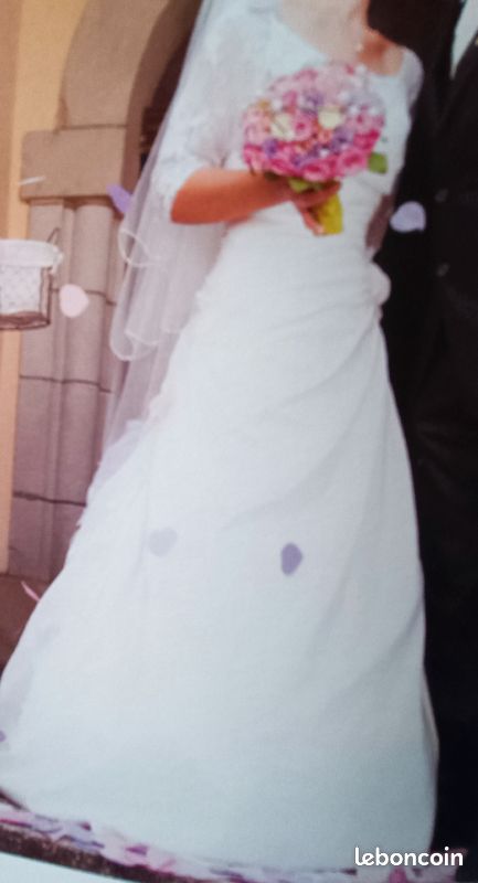 Robe de mariée. Taille 38 (image 6)