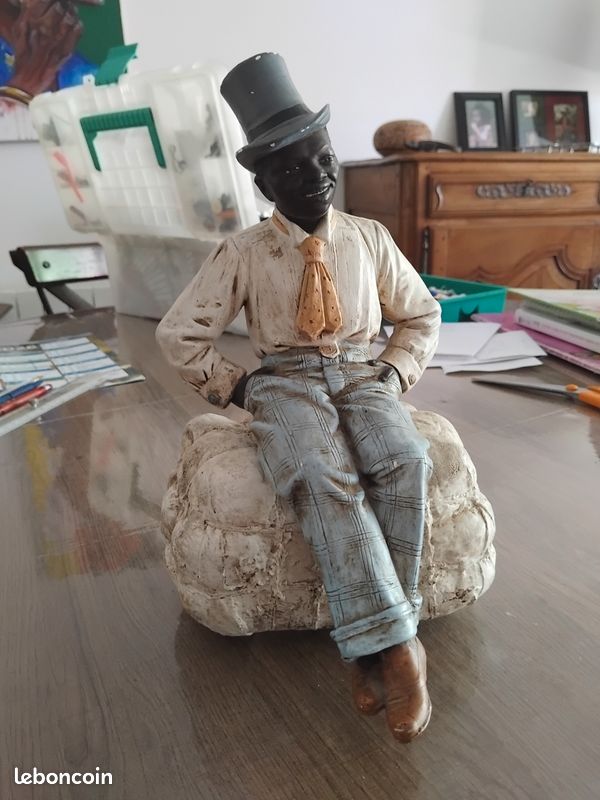 Figurine homme noir louisiane (image 1)