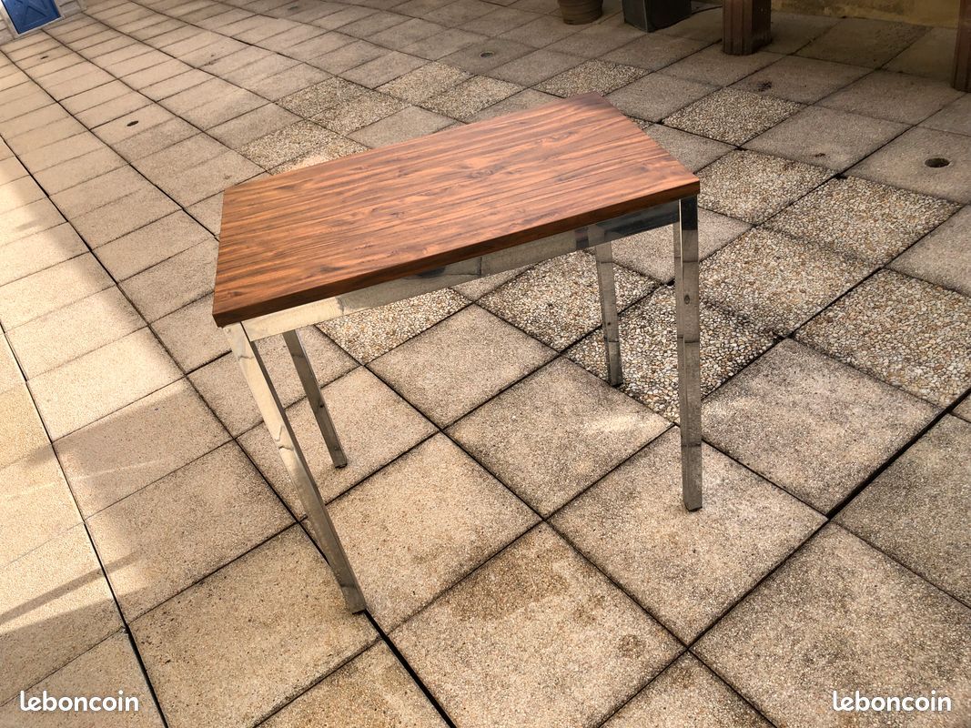 Console vintage chrome sansen design table décoration (image 4)
