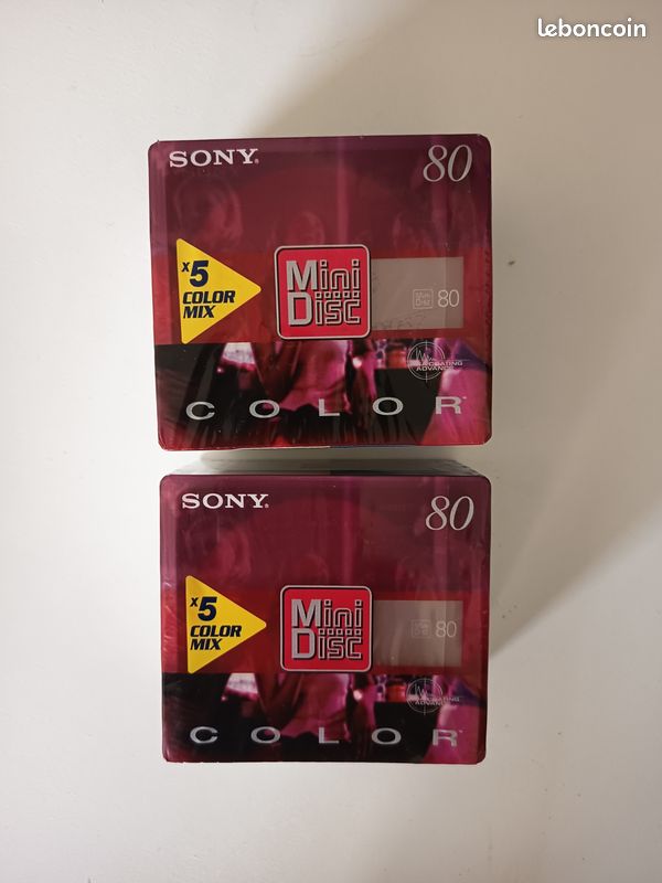 Minidisc Sony 80 Minutos Color Collection | Cuotas sin interés