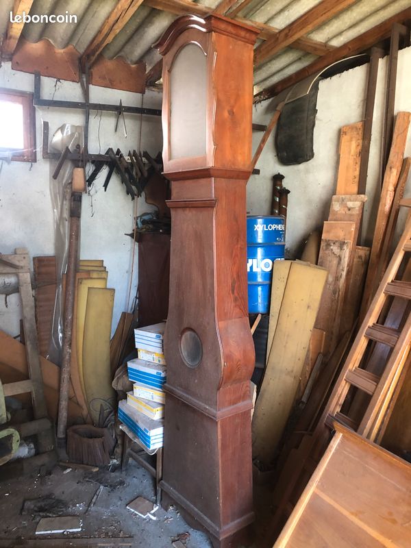 Caisse horloge noyer neuve (image 1)