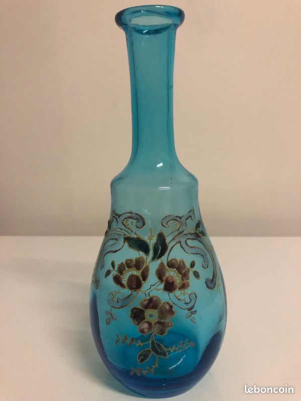 Flacon verre émaillé (image 1)