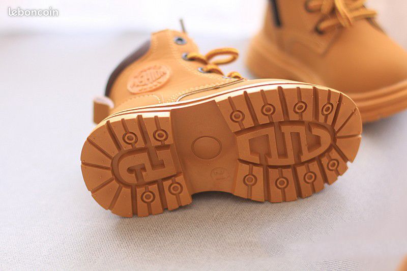 Bottines En Cuir Imperméables Rose Pour Fille Enfant - Taille 23 - Neuf Avec étiquettes