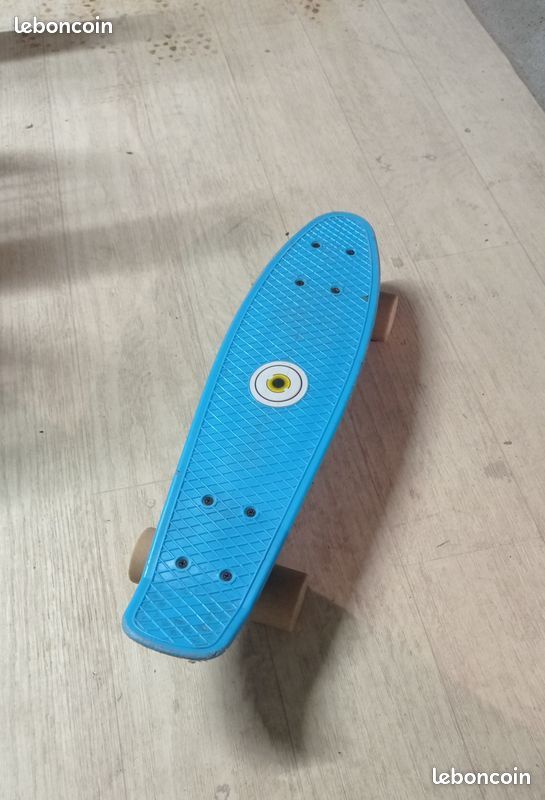 Mini skate bleu (image 1)